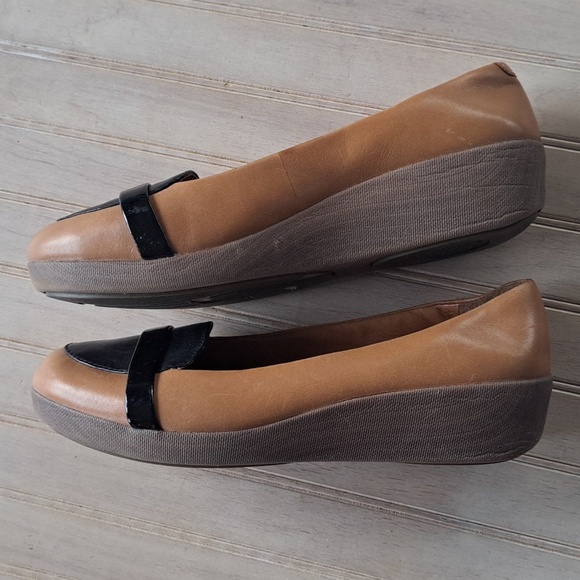 Fitflop Leather Two Toned Super Comfy  Quality Leather Flats Size Eur 36 (6) - Picture 8 of 10